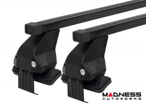 Alfa Romeo Tonale Roof Rack Cross Bars - for models w/o factory roof rails - Black 